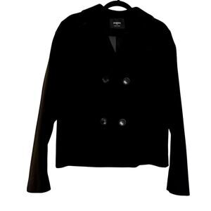 Ports 1961 NWT Men's Black Wool Peacoat